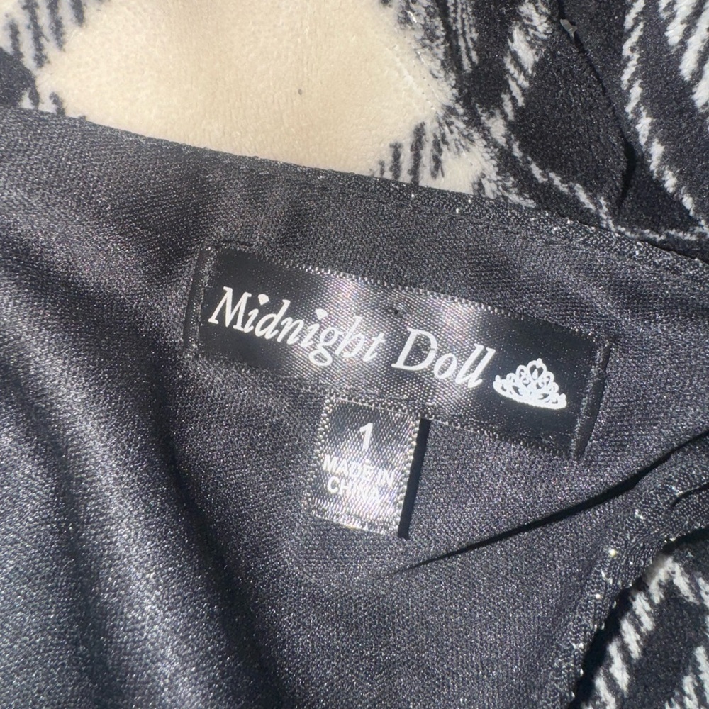 Midnight Doll Elegant Black Prom Dress